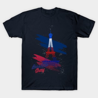 happy bastille day shirt T-Shirt